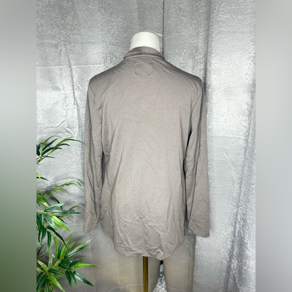 Kut from the Kloth Women’s Suede Drape Jacket Taupe Sz S - Picture 8 of 12